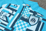 24-25 Marseille Light blue Half Pull Tracksuit (半拉链)(新标)