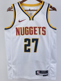 22-23 Nuggets MURRAY #27 White Top Quality Hot Pressing NBA Jersey