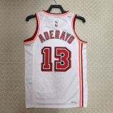 22-23 Heat ADERAYO #13 White Top Quality Hot Pressing NBA Jersey (Retro Logo)