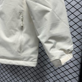 2024 DST Velvet Thickened warm Beige Outdoor Jackets #F12加绒冲锋衣