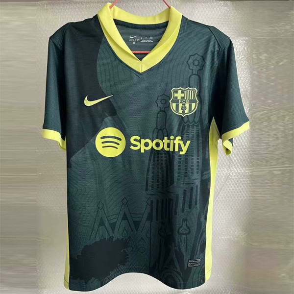 24-25 BAR Black Green Special Edition Fans Training Shirts