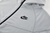 2024 NK Grey Hoodie Jacket Tracksuit #NM07