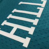 1998 Pistons HILL #33 Light blue Retro Top Quality Hot Pressing NBA Jersey