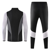 24-25 Tigres UANL Black White Half Pull Tracksuit (半拉链)