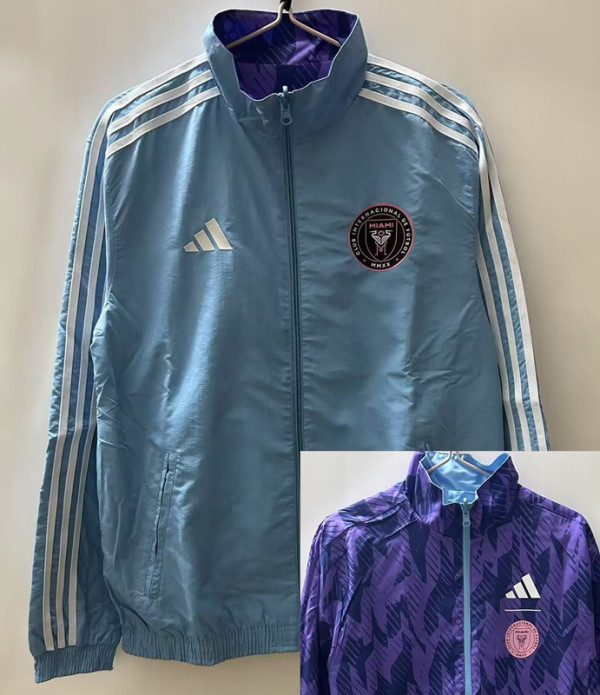 24-25 Inter Miami Blue & Purple Double Sided Windbreaker (双面风衣)