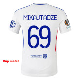 24-25 Lyon Home Player Version Soccer Jersey