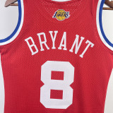 ALL-STAR BRYANT #8 Red Top Quality Hot Pressing NBA Jersey