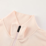 24-25 PSG Jordan Khaki Pink Jacket Tracksuit #03