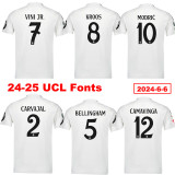 24-25 RMA Home 1:1 Fans Soccer Jersey