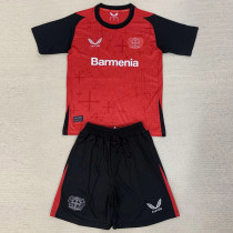 24-25 LeverKusen Home Kids Soccer Jersey