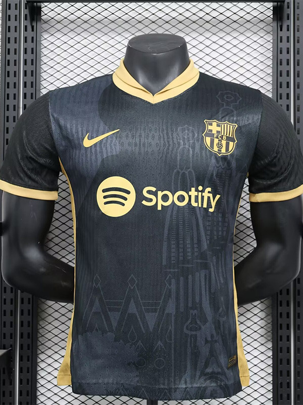 24-25 BAR Black Special Edition Player Version Training Shirts *黄袖边