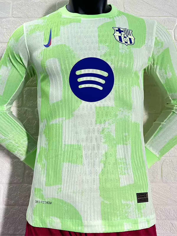24-25 BAR Third Long Sleeve Player Version Soccer Jersey (长袖球员)*新广告