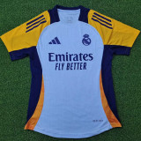 24-25 RMA Grey Blue Player Version Training shirts