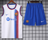 24-25 BAR White Tank top and shorts suit