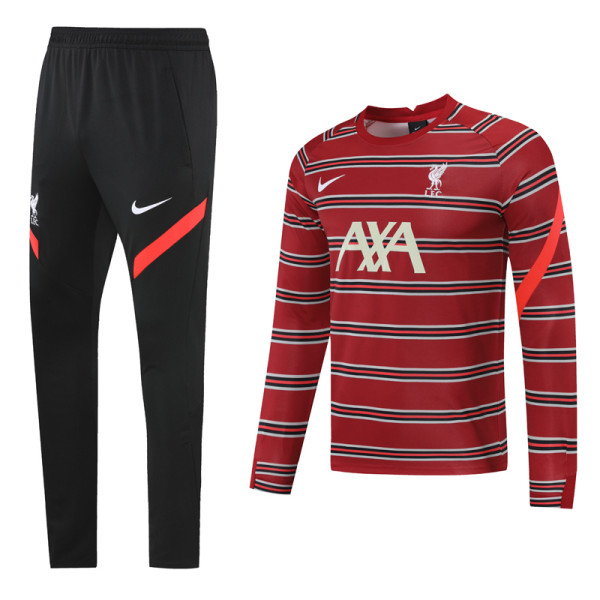 24-25 LIV Red Long Sleeve Training Tracksuit