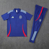 25-26 Spain Fancy blue Polo Tracksuit