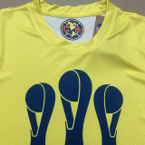 24-25 Club America Yellow Champion Training shirts *背后没图案