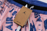 C2444 Jordan Pink Blue Casual Short Pants
