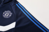 24-25 Man Utd Royal blue Jacket Tracksuit #03