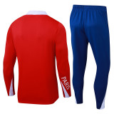 24-25 PSG Red Half Pull Tracksuit (半拉链)