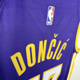 Lakers DONCIC #77 Purple Top Quality Hot Pressing NBA Jersey(V领)