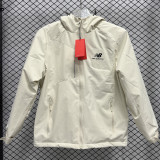 2024 NB Velvet Thickened warm Beige Outdoor Jackets #F8加绒冲锋衣