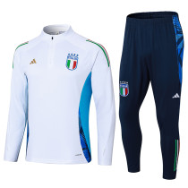 24-25 Italy White Half Pull Tracksuit (半拉链)
