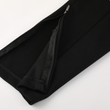 2024 AD Black Jacket Tracksuit #AJ20