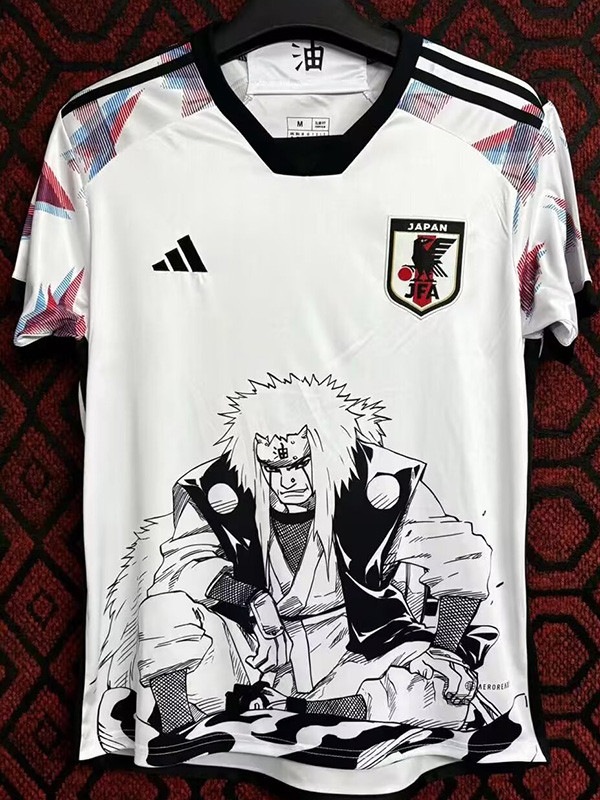 24-25 Japan White Special Edition Fans Training Shirts *自来也