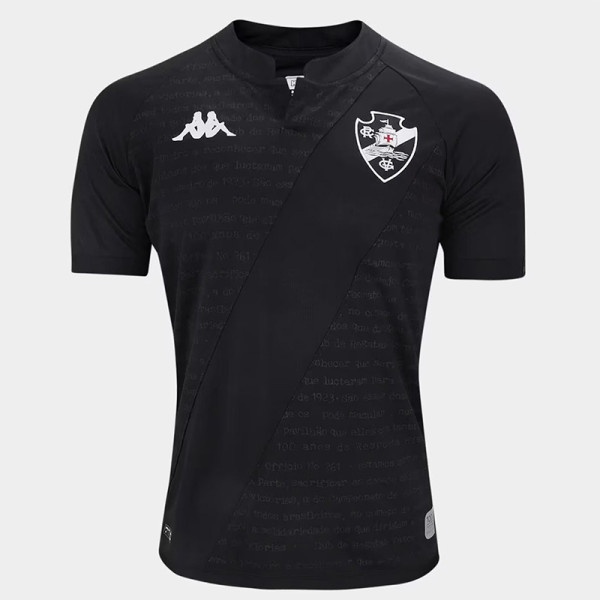24-25 Vasco Black Goalkeeper Fans Soccer Jersey