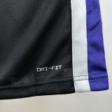 23-24 Kings LAVINE #8 Black Top Quality Hot Pressing NBA Jersey