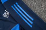 24-25 Nottingham Forest Royal blue Kids Half Pull Tracksuit (童装)(半拉链)