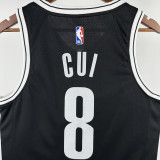 22-23 NETS CUI #8 Black Top Quality Hot Pressing NBA Jersey