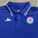 24-25 Cruz Azul Blue Polo Short Sleeve