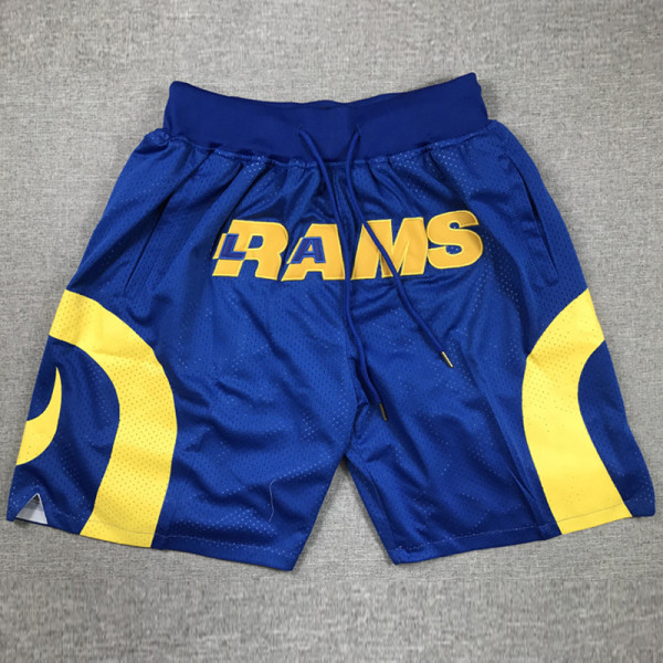 Rams Blue City Edition Top Quality NFL Pocket Pants *公羊