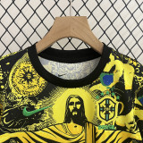 24-25 Brazil Yellow Special Edition Kids Soccer Jersey *耶稣黄色