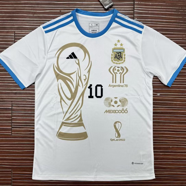 2023 Argentina Special Edition White Training shirts ##