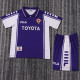 1999-2000 Fiorentina Home Kids Retro Soccer Jersey