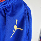 22-23 Nuggets Blue Edition Top Quality NBA Pants (Trapeze Edition) 飞人版