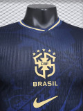 24-25 Brazil Blue Black Special Edition Player Version Soccer Jersey