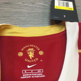 2006-2007 Man Utd Home long sleeve Retro soccer jersey (长袖)