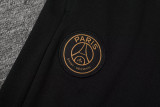 25-26 PSG Jordan Black Polo Tracksuit