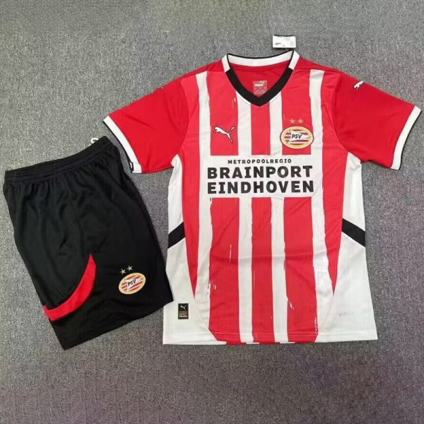 24-25 PSV Home Kids Soccer Jersey