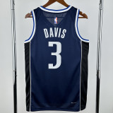 22-23 Dallas Mavericks DAVIS #3 Royal Blue Top Quality Hot Pressing NBA Jersey (Trapeze Edition)飞人版