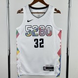 24-25 Nuggets GORDON #32 White City Edition Top Quality Hot Pressing NBA Jersey