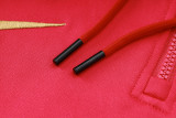 24-25 BAR Red Hoodie Half Pull Tracksuit #F555半拉连帽