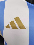 24-25  Argentina Home Player Version Soccer Jersey #CA
