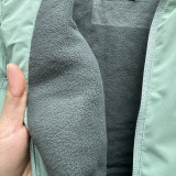 2024 NK Velvet Thickened warm Green Outdoor Jackets #F2 加绒冲锋衣