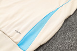 24-25 Argentina Beige Hoodie Half Pull Tracksuit #F592半拉连帽