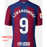 23-24 BAR Home Player Version Soccer Jersey